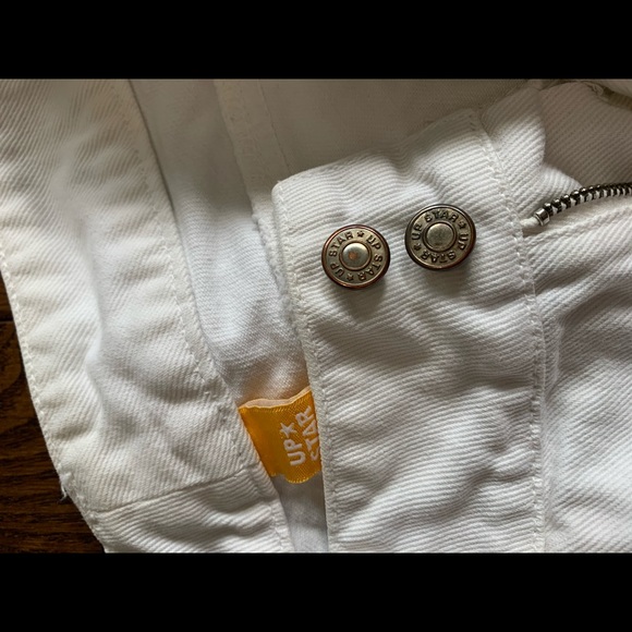 White Denim Shorts - Picture 5 of 7